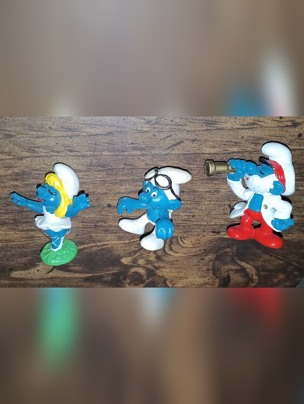 Smurfy Bundle of 3 Vintage Smurfs and Smurfette